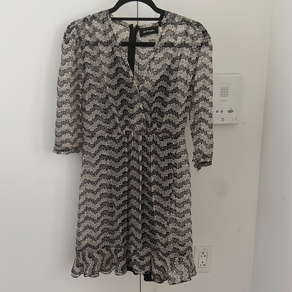 The Kooples silk dress with detachable black lining